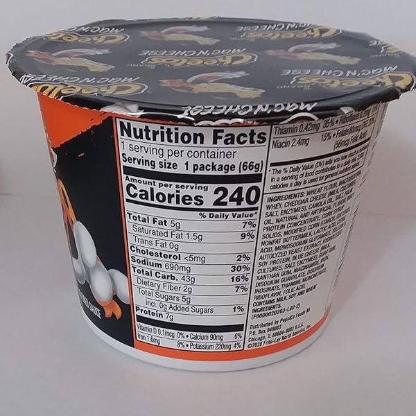 CHEETOS MAC ‘N CHEESE BOLD & CHEESY CUP, 2.29 OZ