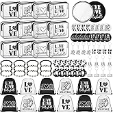 Dansydaisy 72 Pcs Volleyball Party Favors Gifts for Team Include 12 Volleyball Cosmetic Bag 12 Drawstring Backpack 12 Hair Scrunchies 12 Bracelets 12 Compact Mirror 12 Keychain