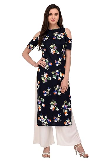 black floral kurtis