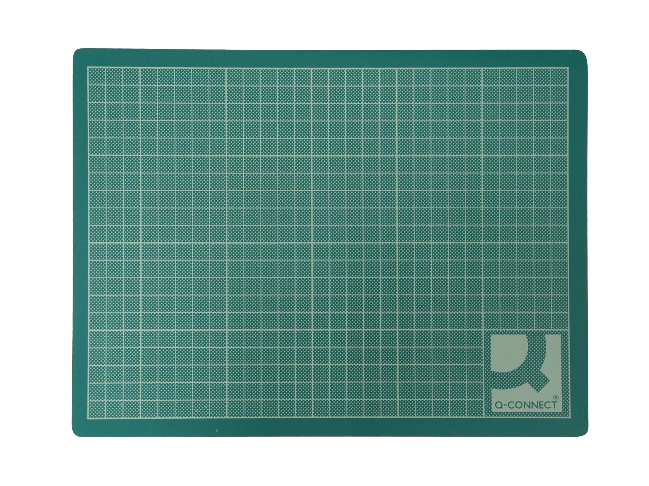 Q-Connect Cutting Mat Non-Slip PVC A2 Green