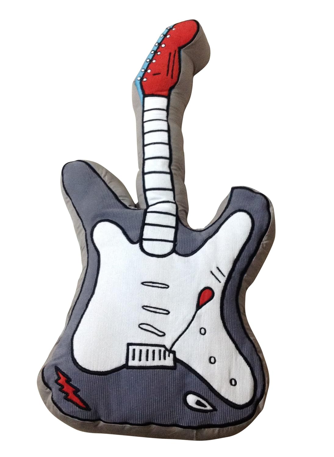 Guitar Shaped Cushion Grey 1 Cushion Amazon In Home Kitchen