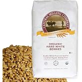 100% Organic Hard White Wheat Berries - 25 lbs