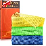 UJFQBH 3 Pieces African exfoliating net African Net