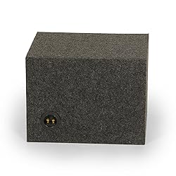 QPower Single Car Audio Subwoofer Box with