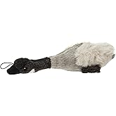 Multipet Canada Goose Migrator Bird Plush Dog Toy, Gray, 16" (37762), All Breed Sizes