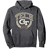 Georgia Tech Yellow Jackets Victory Vintage Dark Heather Pullover Hoodie