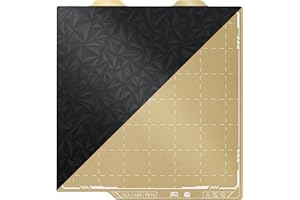 BIQU PEO + PEI Panda Build Plate for Bambu-lab A1 Mini 3D Printer, Smooth PEO + Textured PEI Spring Steel Sheet for Bambulab, Double-Sided Print Bed,184x184mm, 1 Piece