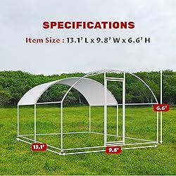 Chicken Coop Large Metal Chicken House Chicken