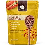 Gourmanity Dried Red Bell Peppers, Flavorful Diced