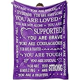 SteadStyle Blanket Gifts for Women- Get Well Blanket, Inspirational Gift for Her Him, Feel Better After Surgery Gift, Thinking of You Present for Mom Friend Sister Daughter, 60'' x 50''