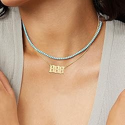Tavuala Angel Number Necklace For Women, 18K Gold