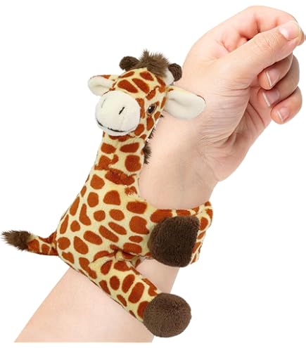 Amazon.com: DolliBu Moose Stuffed Animal Slap Bracelet - Fluffy
