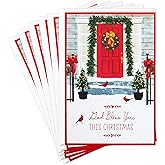 DaySpring Religious Christmas Cards, God Bless You (6 Cards with Envelopes)