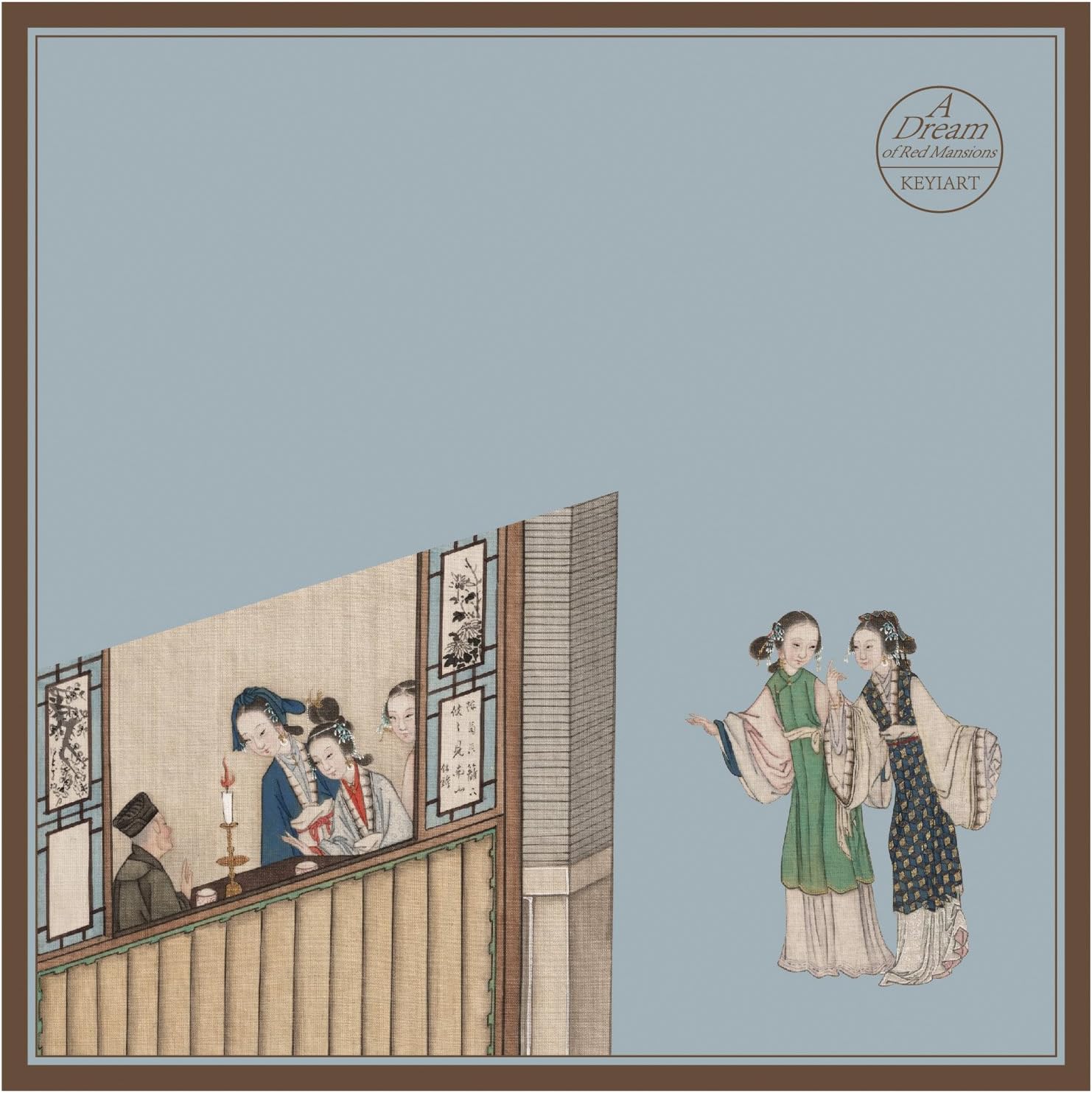A Dream of Red Mansions Paper Napkins Set of 20 (12" x 12", Wang Xi-Feng Abuses Her Power)