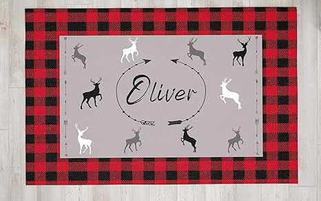 kids deer rug