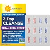 Renew Life 3 Day Cleanse | Total Body Reset | With Milk Thistle &amp; Turmeric for Liver Health | Advanced Herbal Formula | Dairy, Soy, and Gluten Free Supplement