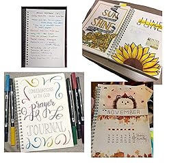 Yansanido Spiral Notebook, 2 Pcs 10.1 Inch x 7.6