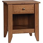 Sauder Shoal Creek Night Stand, Bedside Table, Bedroom Side Table, in Oiled Oak