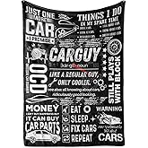 Huglanket Car Guy Gifts Throws for Men, Flannel Blanket for Car Lovers Mechanics, Enthusiasts - Birthday, Christmas, Retirement Gift (50"x 65") - Definition
