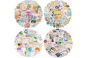 IMARISHA 200Pcs Water Bottle Stickers - Positive Inspirational Gym Waterproof Vinyl Stickers for Water Bottles with Cute Quote Motivational Stickers for Kids Adults, Sticker for Laptop Planner Letter Stickers
