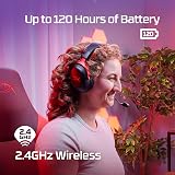 HyperX Cloud III Wireless Gaming Headset 2.4GHz 53mm Drivers 120h Battery view 2