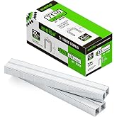 meite 22 Gauge 71 Series 3/8" Crown Wide 3/8" Leg Length Galvanized Staples for Upholstery Stapler 10,020 PCS/Box (1 Box)