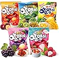 COELO Peelable Assorted Gummy 67g x 5Pack (Total 11.8oz) 5 Flavors Varitey Pack, 4D Tropical Peeling Soft Sweet Candy Filled Rich Fruits Jelly Fun Chewy Shareable Treats Single Serve K-Food Snack