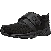 Propet Mens Stability X Walking Slip On Sneakers Shoes Casual - Black