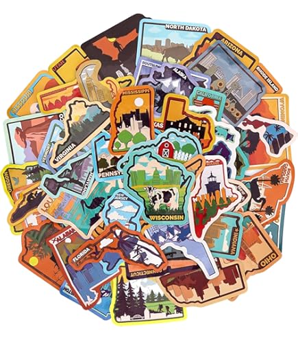 Lot De 50 Autocollants En Vinyle Pour Bouteille – Design