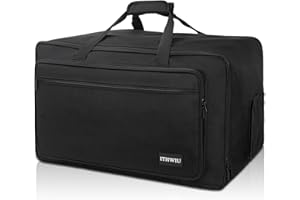 ITHWIU Speaker Carrying Bag with Thickened Sponge for Compact 12" Speaker Cabinets; Heavy-Duty Fits QSC K12, Yamaha DXR12 and more (IT-TOTE12), Black
