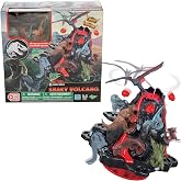 EPOCH Games - Jurassic World - Shaky Volcano Tabletop Game | Stack dinos before the eruption tips them all - wobbly, laugh-out-loud suspense for family game night, Ages 4+