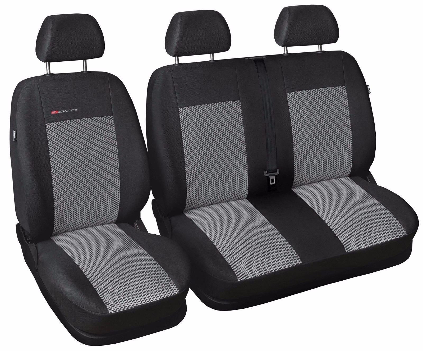DKMOTO DK655P2 Tailored Van Seat Covers for Peugeot Expert , Citroen Dispatch , Toyota Proace 2016 - onwards