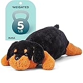 IKASA 5lbs Weighted Stuffed Animal Dachshund Dog,26 inches Plush Toy Giant Large Big Jumbo Soft Sausage Puppy,Huge Size Cute Plushie,Gift for Kids