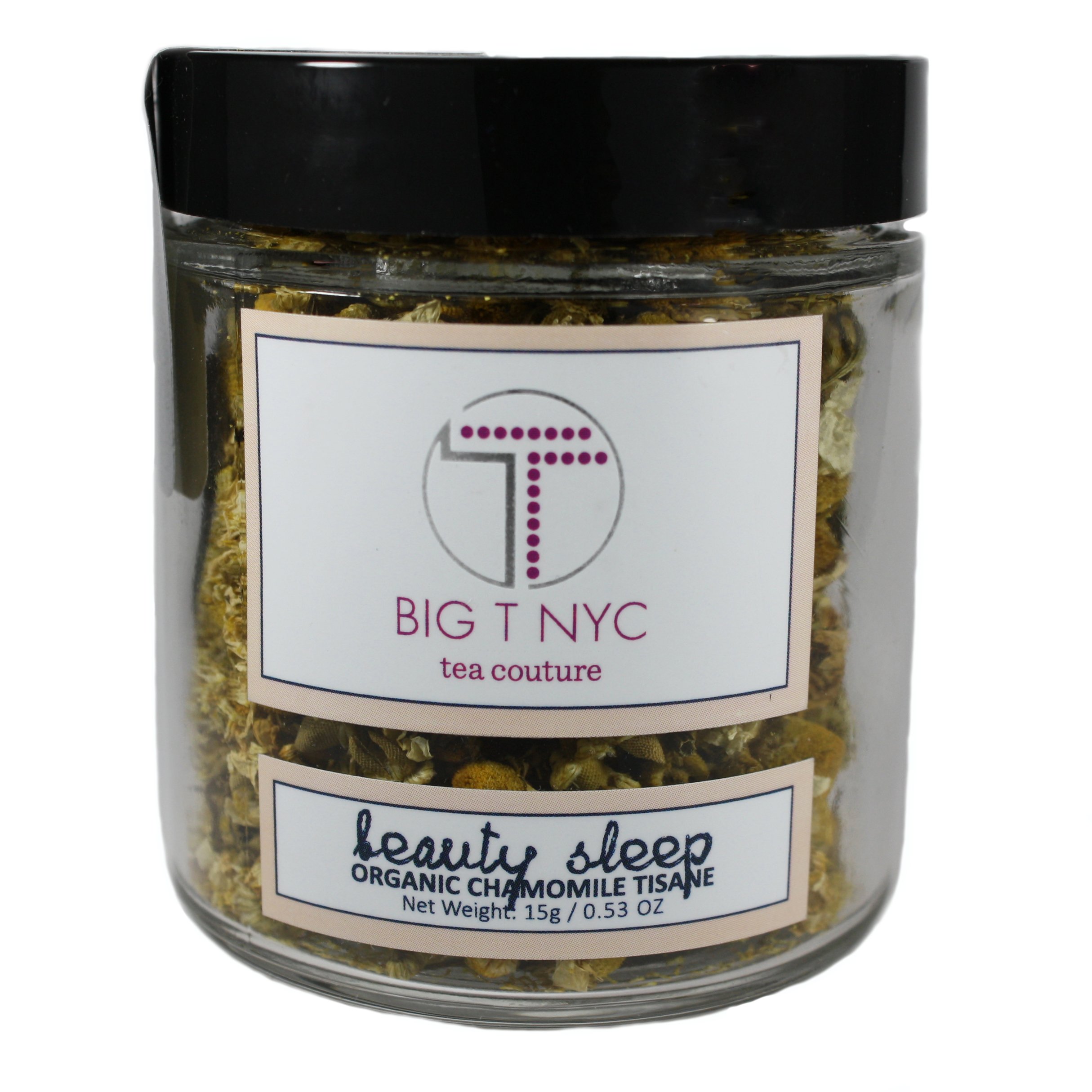BIG T NYC Beauty Sleep Organic Chamomile Tea Tisane Loose Leaf Herbal Tea (15 Gram Travel Size)