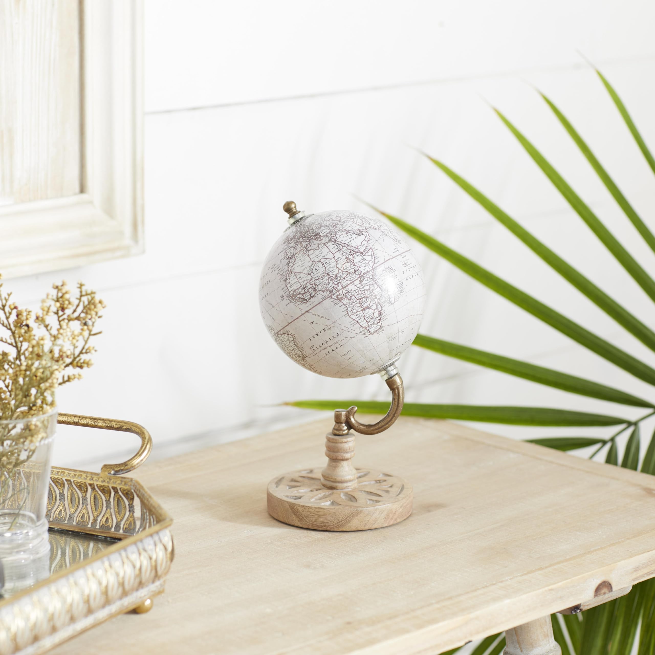 Deco 79 Wood Globe, 5