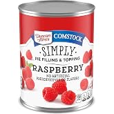 Duncan Hines Comstock Raspberry Pie Filling and Topping, 21 oz. (Pack of 8) | Raspberry pie filling &amp; topping; shelf-stable can; no high fructose corn syrup; great for baking, potlucks &amp; holidays
