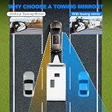 SUPAREE Caravan Towing Mirrors Pair Clip On Adjustable Extension Mirrors view 4