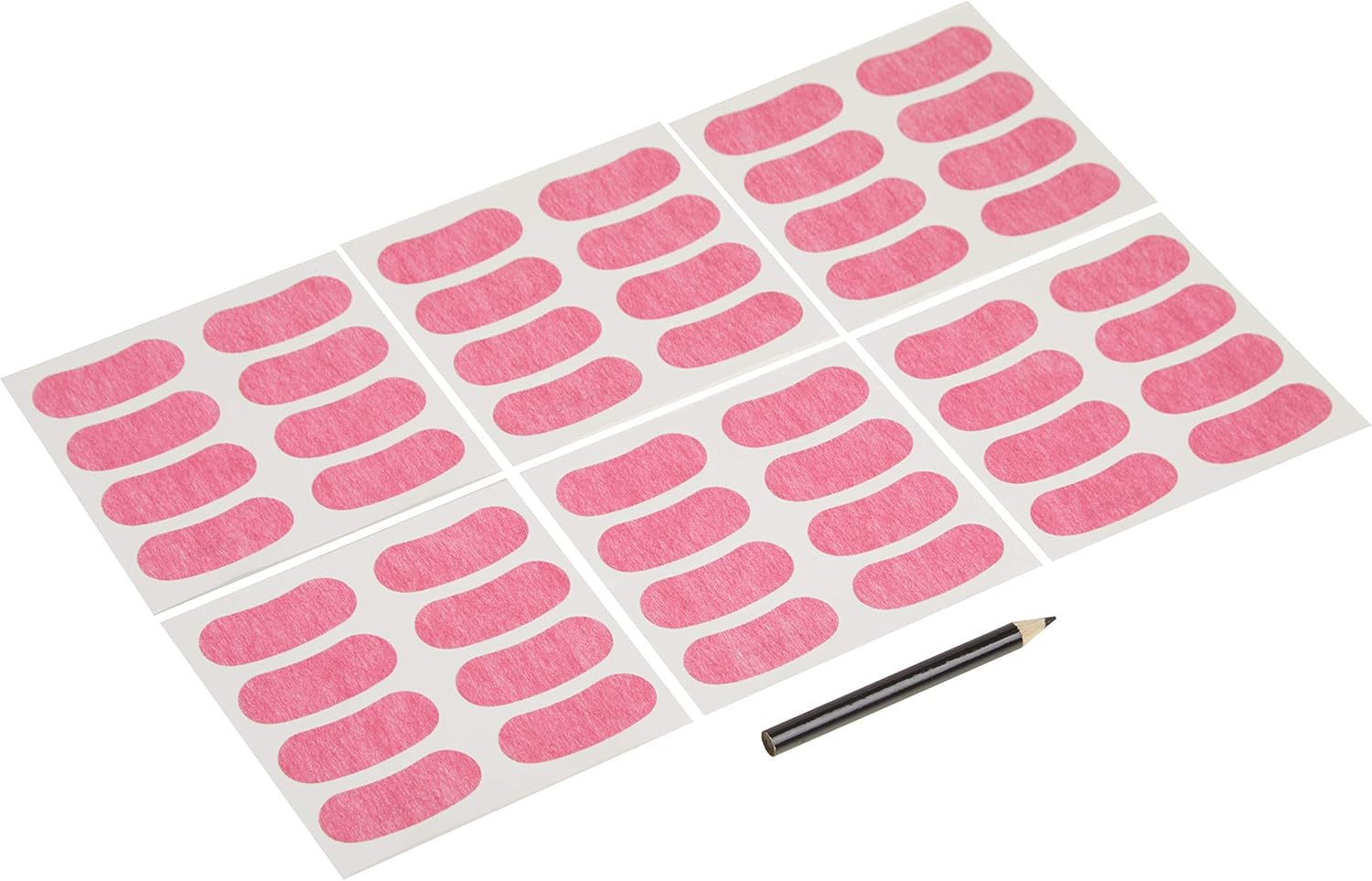 Franklin Sports Eye Black Stickers for Kids - Customizable Lettering Baseball and Football Eye Black Stickers - White Pencil Included - Includes 24 Pairs