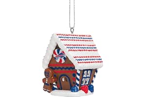 FOCO NFL Unisex-Adult Gingerbread House Holiday Christmas Tree