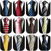 WeiShang Classic Men's Silk Tie Necktie Woven JACQUARD Neck Ties