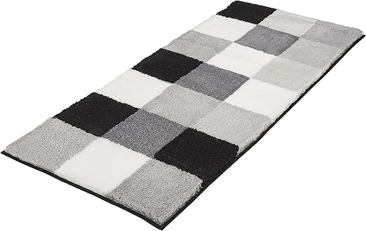 Kleine Wolke Badteppich Caro Schwarz 50 X 120 Cm Amazon De Kuche Haushalt