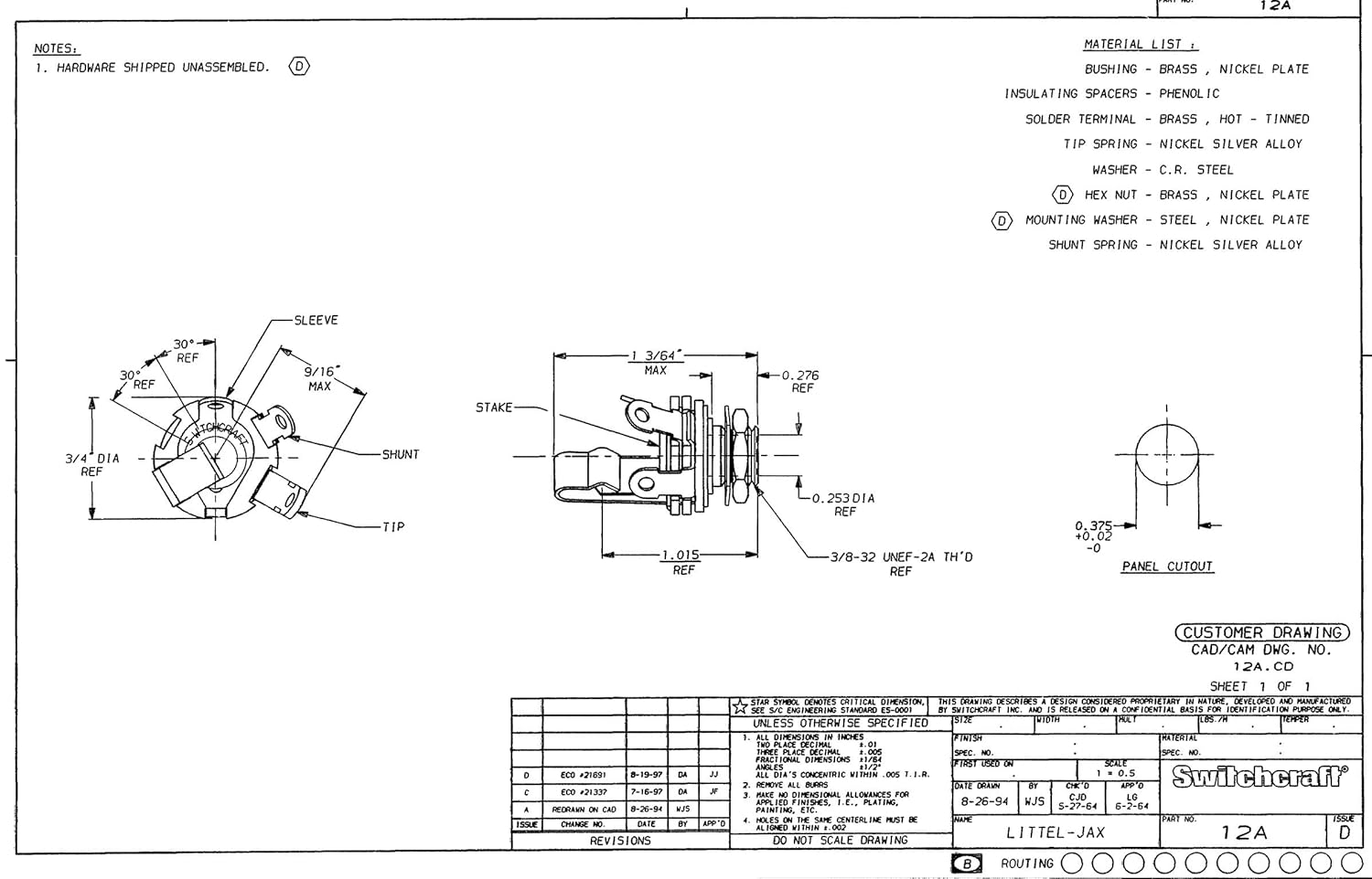switchcraft 1 4 input jack wiring diagram example electrical epiphone les  paul wiring amazon com switchcraft
