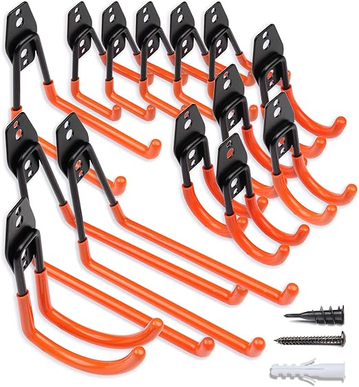 Garage Hooks Garage Hangers, Steel Utility Hooks, Easy to