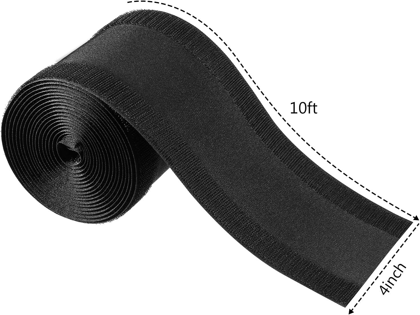 Cable Grip Floor Cable Cover Cords Cable Protector Cable Management Only for Commercial Office Carpet (Black,20 Feet) - Image 3