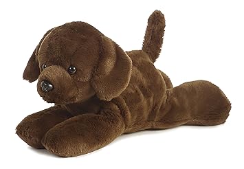 chocolate labrador soft toy