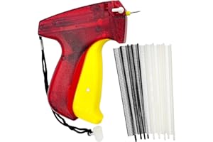 HOBANGA 2001 Pieces Micro Tagging Gun Kit, Tagging Gun for Clothing with 1000 Black and 1000 White Micro fasteners, Tagging Gun, Price Tag Gun, Tag Attacher Guns