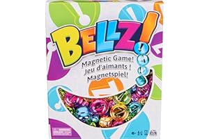 Spin Master Games, Bellz!, The Quick to Pick-up Family Magnet Game with Magnetic Wand & Bells, Storage Pouch, ASMR Sounds, Tr