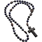 Sine Cera 8mm Sodalite/Jujube Wood 5 Decade Rosary