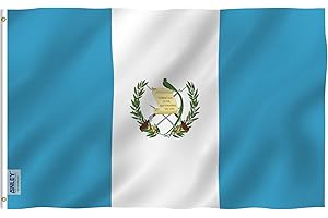 Anley Fly Breeze 3x5 Foot Guatemala Flag - Vivid Color and Fade proof - Canvas Header and Double Stitched - Guatemalan Country Flags Polyester with Brass Grommets 3 X 5 Ft