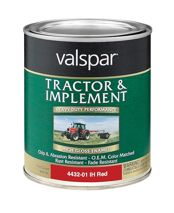 Valspar 443201 International Harvester Red Tractor and Implement Paint